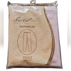 * Secret Treasures XL 16/18 thermal pants pink new slip on